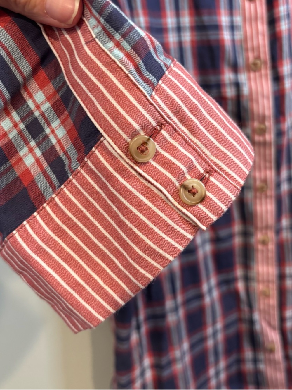 Anthropologie Flannel Boyfriend Buttondown Shirt Medium - Picture 9 of 13